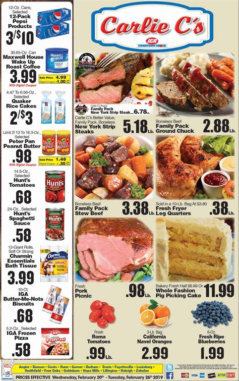 carlie c|carlie c's weekly ad this week.